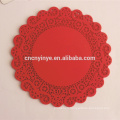 Custom 3d embossed plastic rubber cup coaster, starbucks coffee cup coaster